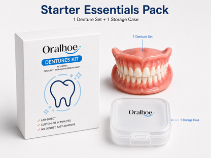 Instant Full Restoration Dentures – Fit At Home In Minutes