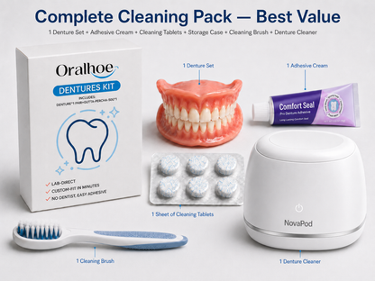 Instant Full Restoration Dentures – Fit At Home In Minutes