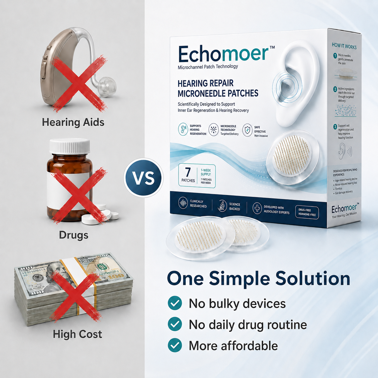 ✨2-in-1 Microneedle & Hydrocolloid Patch🍀