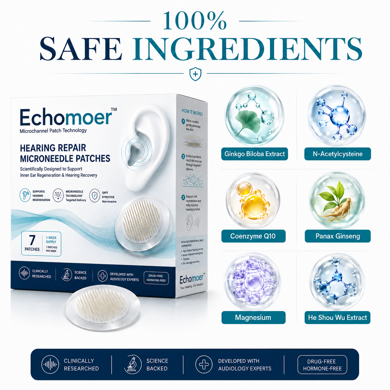 ✨2-in-1 Microneedle & Hydrocolloid Patch🍀