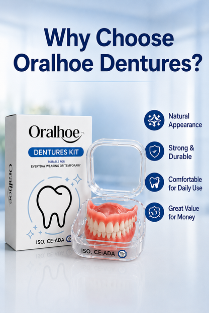 Instant Full Restoration Dentures – Fit At Home In Minutes