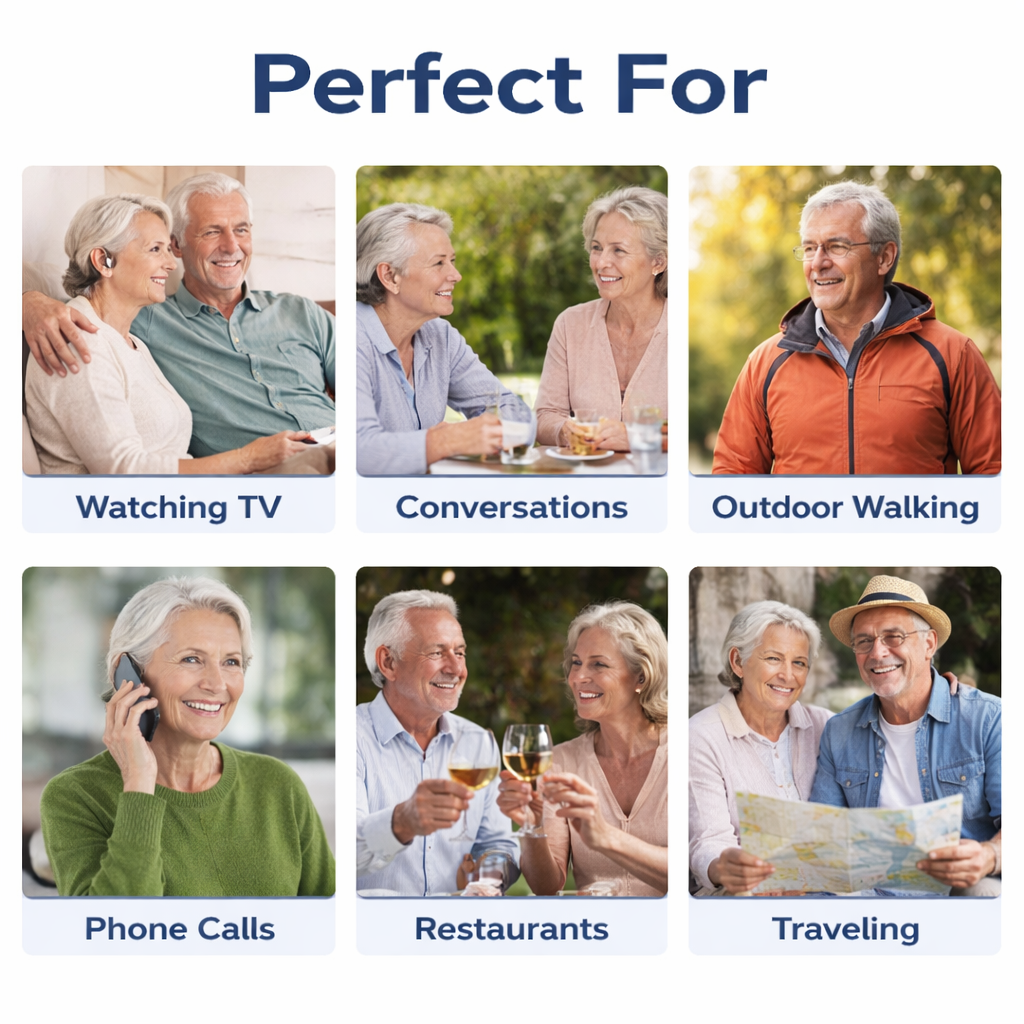 Everyday situations for an open-ear hearing device